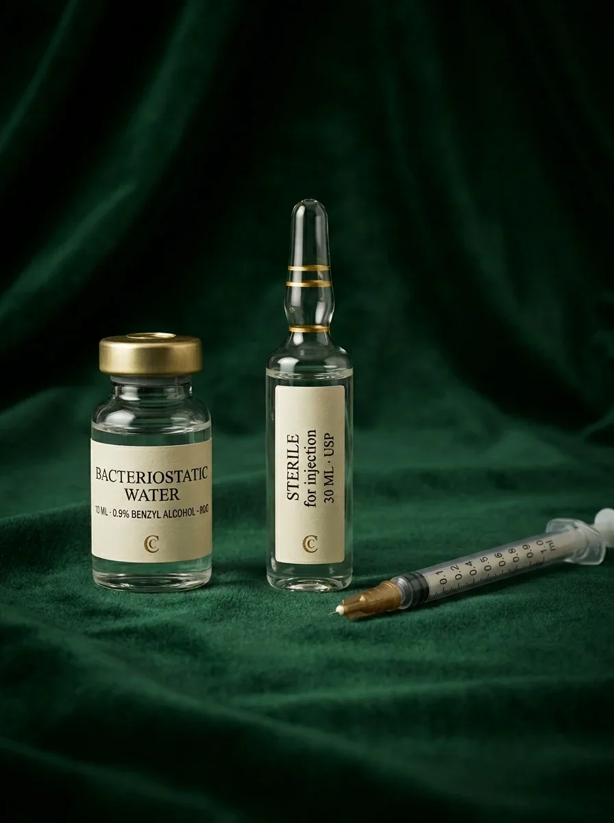 Lab supplies for research peptide reconstitution