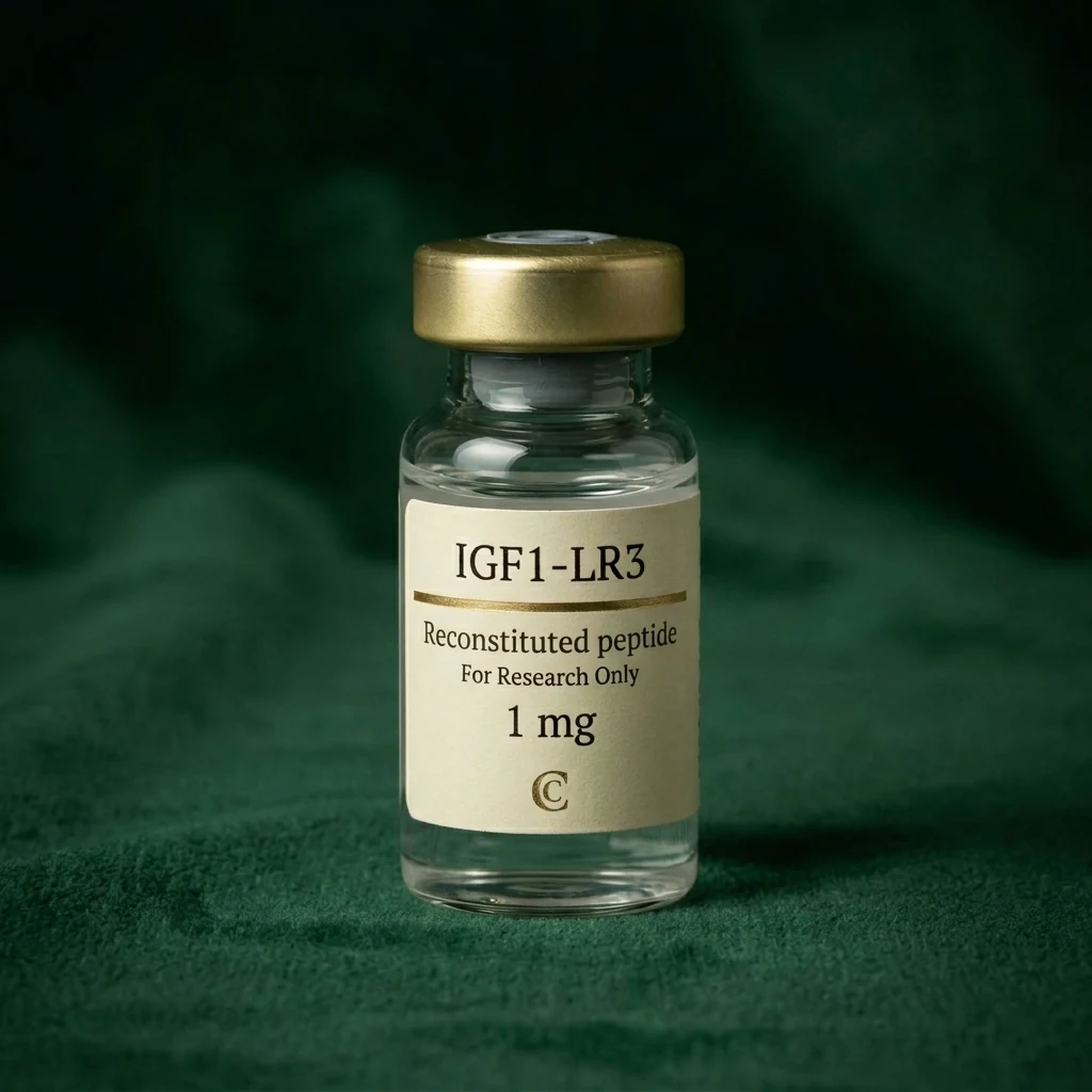 IGF 1 LR3 lyophilized peptide vial, Cresten Labs